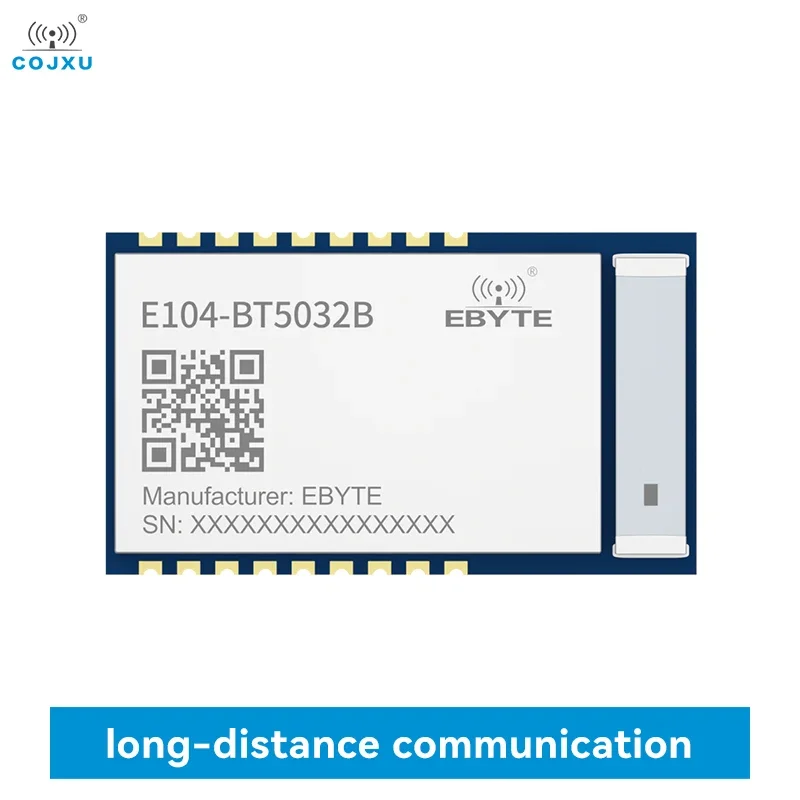 

Bluetooth BLE5.0 Wireless Module 2.4GHz 20dBm COJXU E104-BT5032B Small Size Low Power RF Transceiver Long Distance 500M