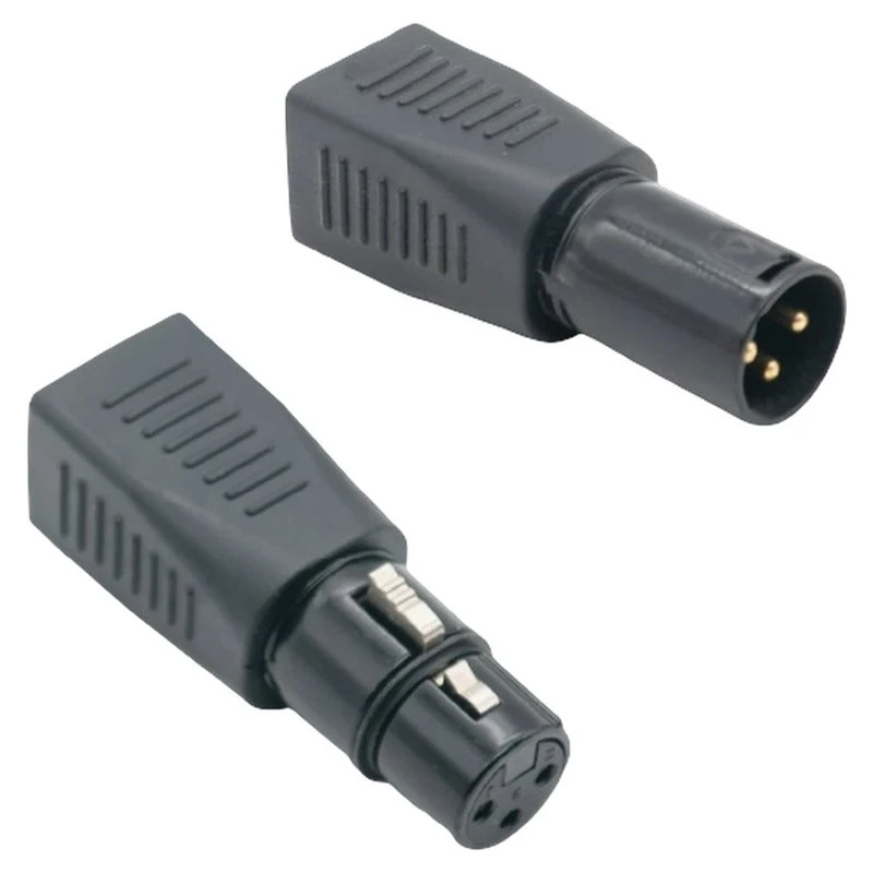 T23C Ethernet Adapter RJ45 To XLR 3Pin Conversion Connector For DMX Network For DMX Adaptor RJ45 Male Female Audio With