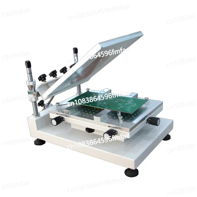 Low Cost High-precision PCB Solder Paste Printing Machine 300x400mm Desktop Manual PCB Solder Paste Printer