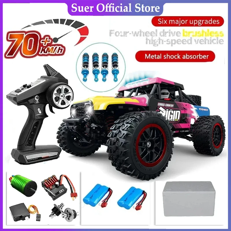 

JJRC 4x4, High Speed Off-road Bigfoot Remote Control Car with LED Headlights 1/12, 75 KM/H The Best Toy Gift for Adults