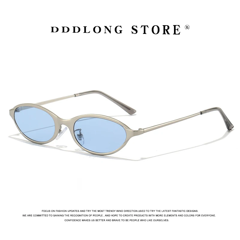 

Солнцезащитные очки DDLONG Fashion Y2K в стиле панк-ретро для женщин, классические винтажные очки для вечеринок, мужские солнцезащитные очки для улицы, модель D721