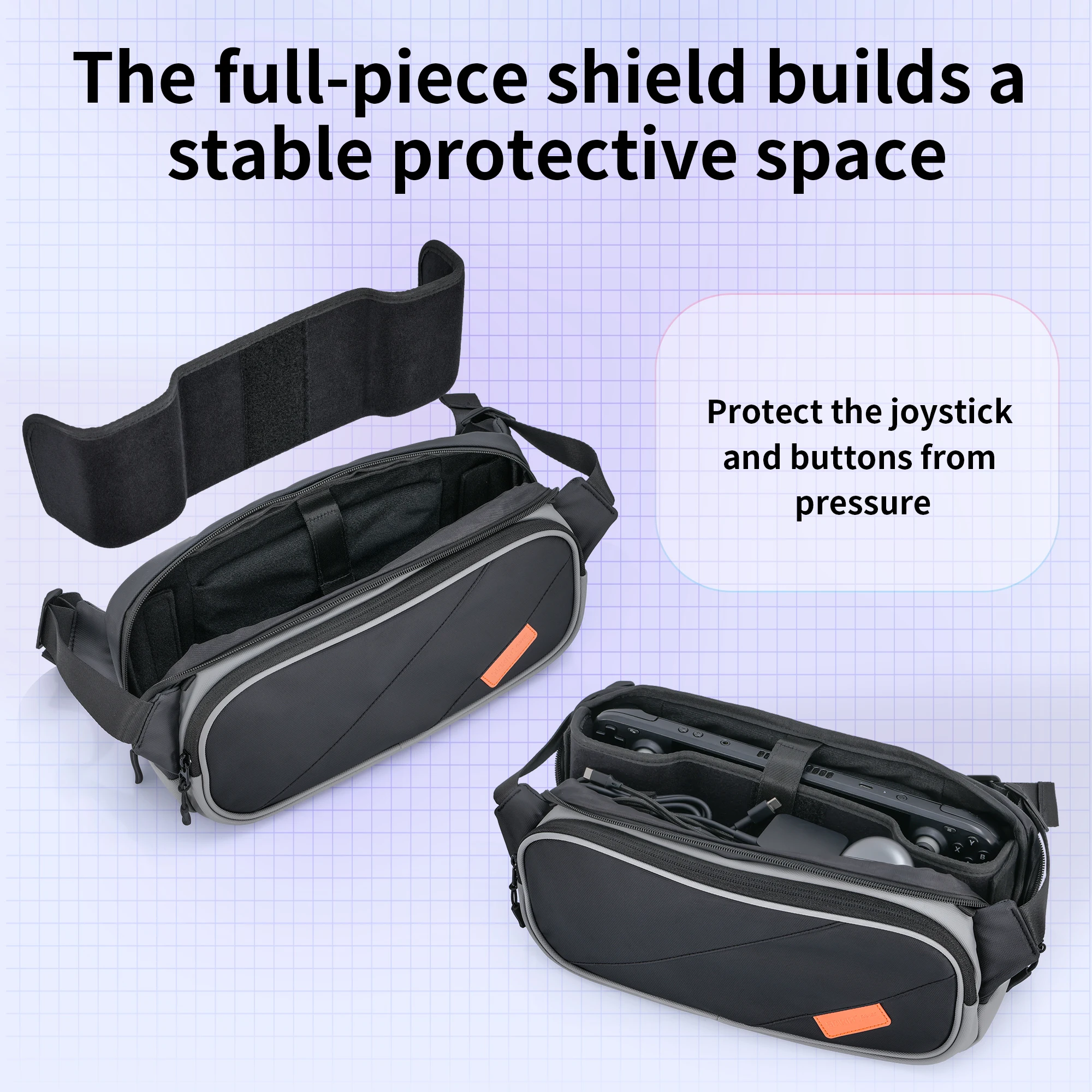 Сумка для хранения STARTRC Switch 2, сумка для Steam Deck/Switch OLED/ROG AIIy X/PS Portal/Legion GO, дорожные сумки, сумка через плечо для игровой консоли