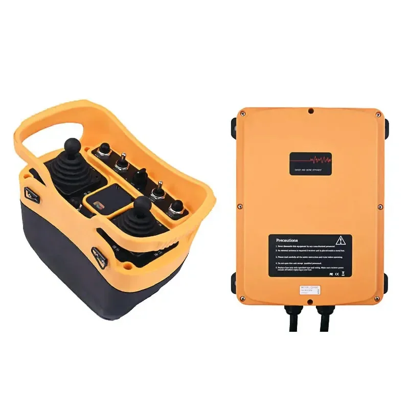 Joystick Wireless Radio Crane Truck Remote Control Switch Transmitter and Receiver Industrial Remote Controller for Cranes Hoist