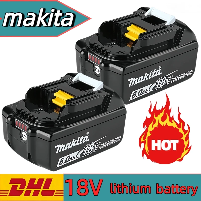 

Makita 18V Battery 6Ah Authentic original battery Rechargeable，for Makita Tool BL1860B BL1850B BL1815 BL1840B BL1830 18V Battery