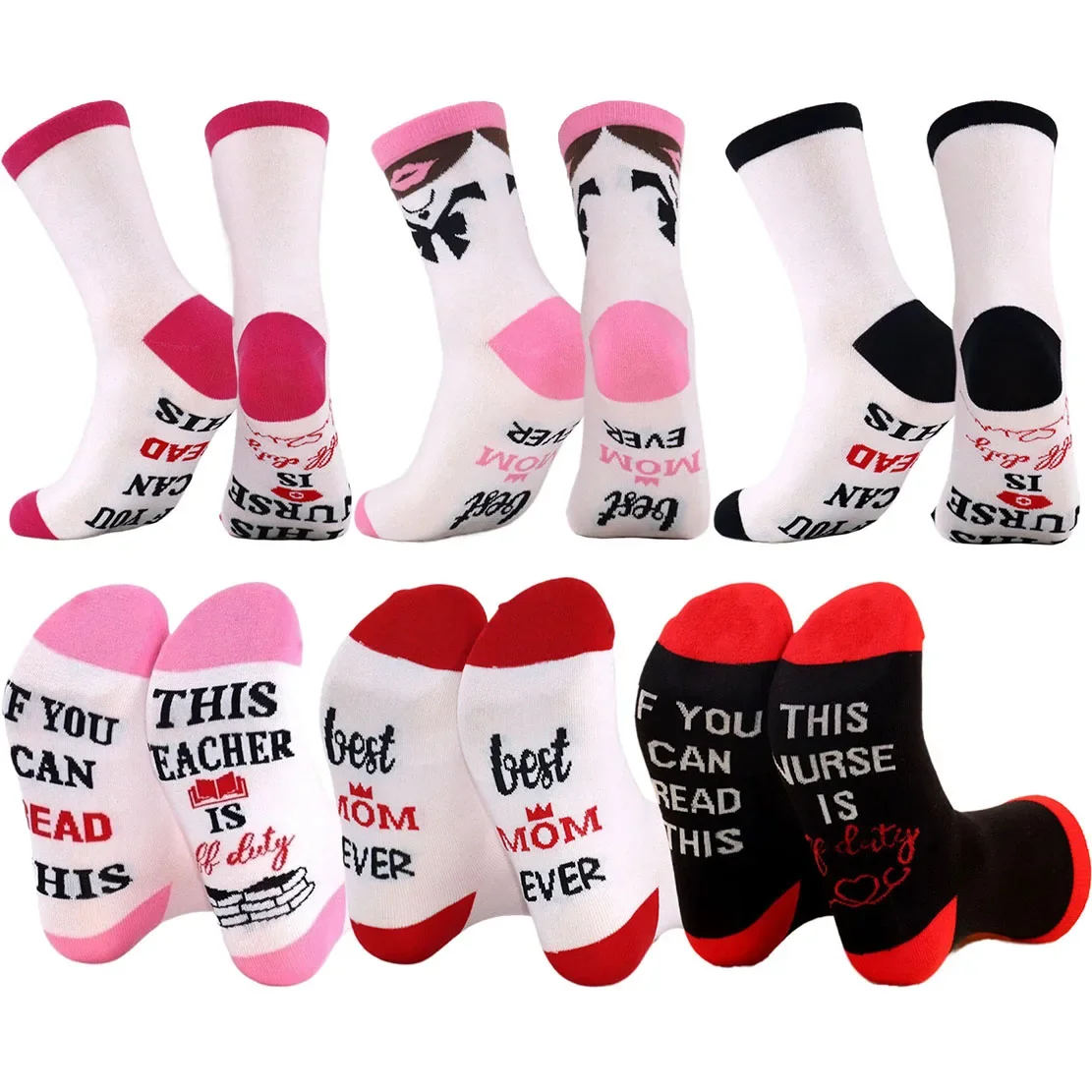 AB رسالة مصمم الرجال النساء الهيب هوب الشارع موضة الكرتون الجوارب تأثير المجسم الجدة مضحك مستقبلية عادية طاقم الجوارب