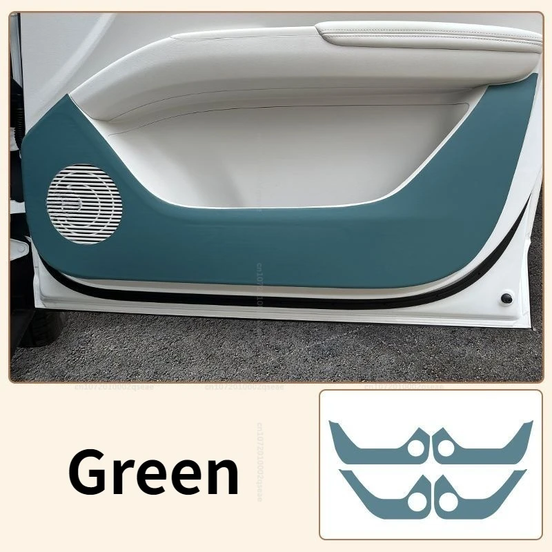 PU-Leder Autotür Anti-Kick-Pad Vorder- und Hintertür-Schutzpolster Auto-Innenausstattung Zubehör für Geely EX2/Proton eMAS 5 2025 2026 – Detail 10