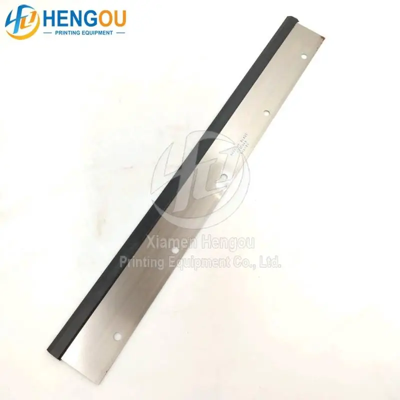 500x60x0.5mm Offset Printing Spare Parts cleaning blade 5 holes GTO46 Wash Up Blade 42.010.180