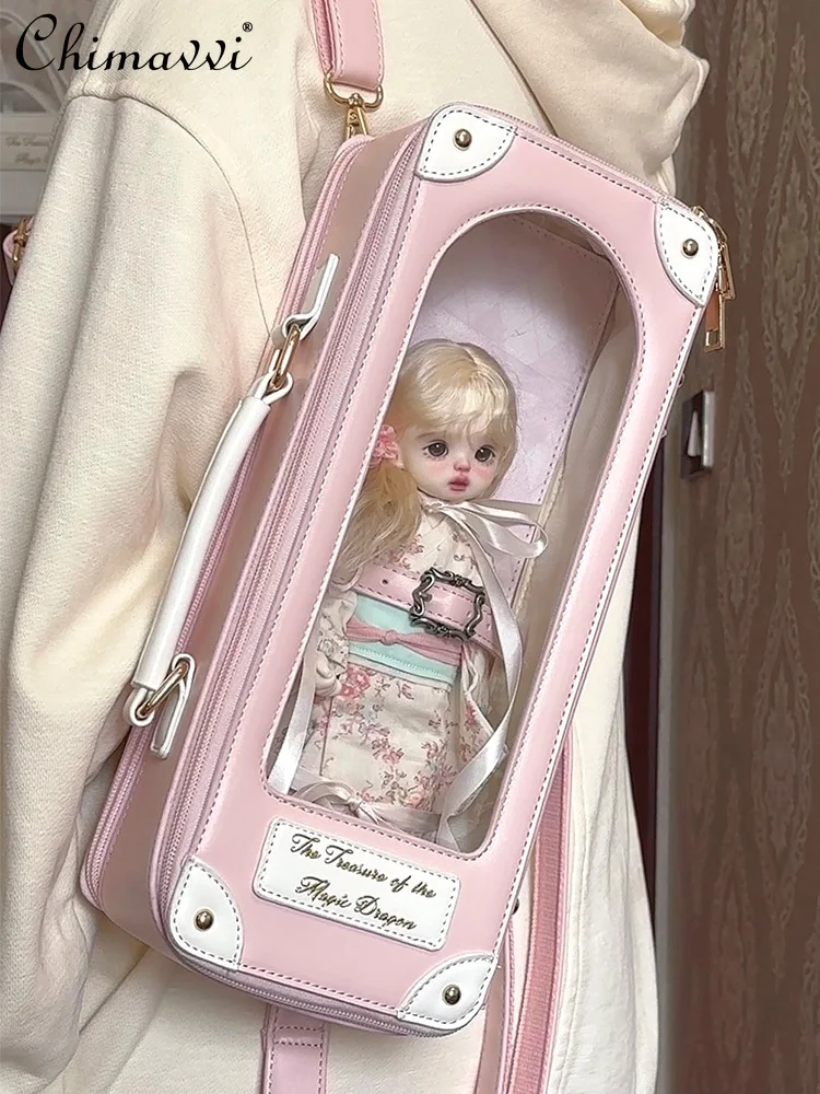 

Original Japanese Style 6 BJD Doll Bag 2025 New Cute Girl Women Outwear Crossbody Shoulder Handbag 6 BJD Y2k Handbag