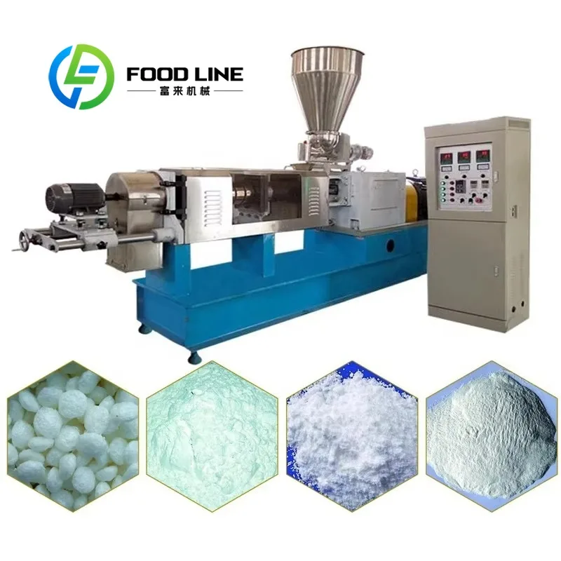 Máquina de procesamiento de almidón pregelinizado de manioca de tapioca de maíz modificada completamente automática