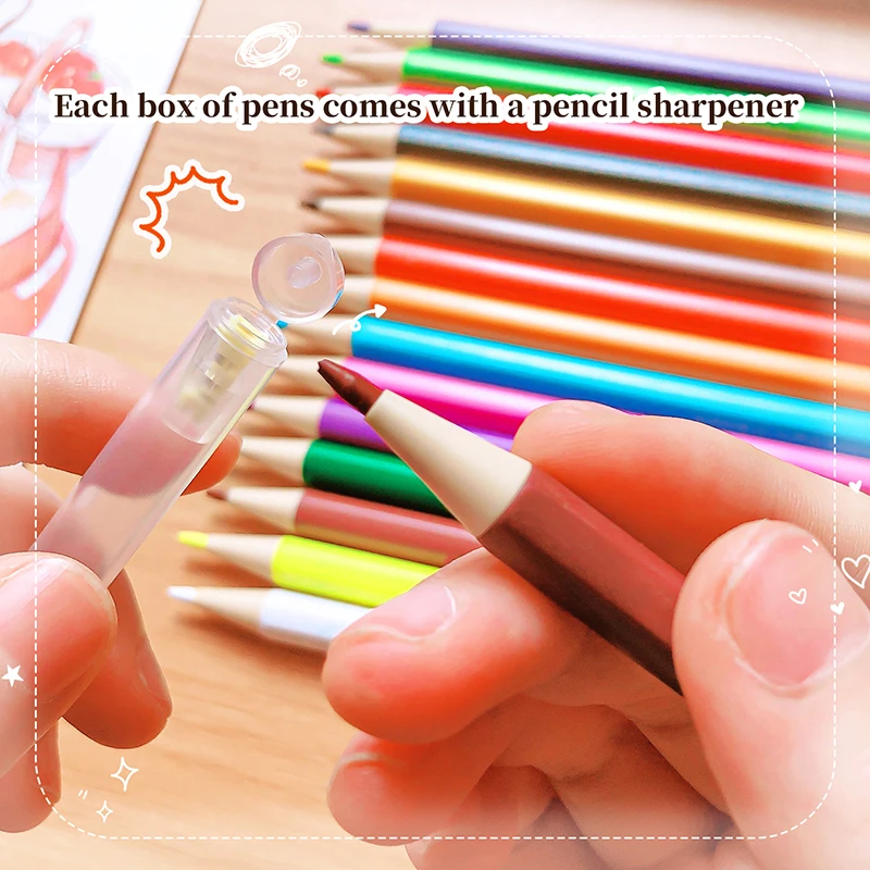 36 Colors art supplies Aesthetic stationery School supplies drawing  Color pencil Colored Mechanical Pencil 2.0 mm