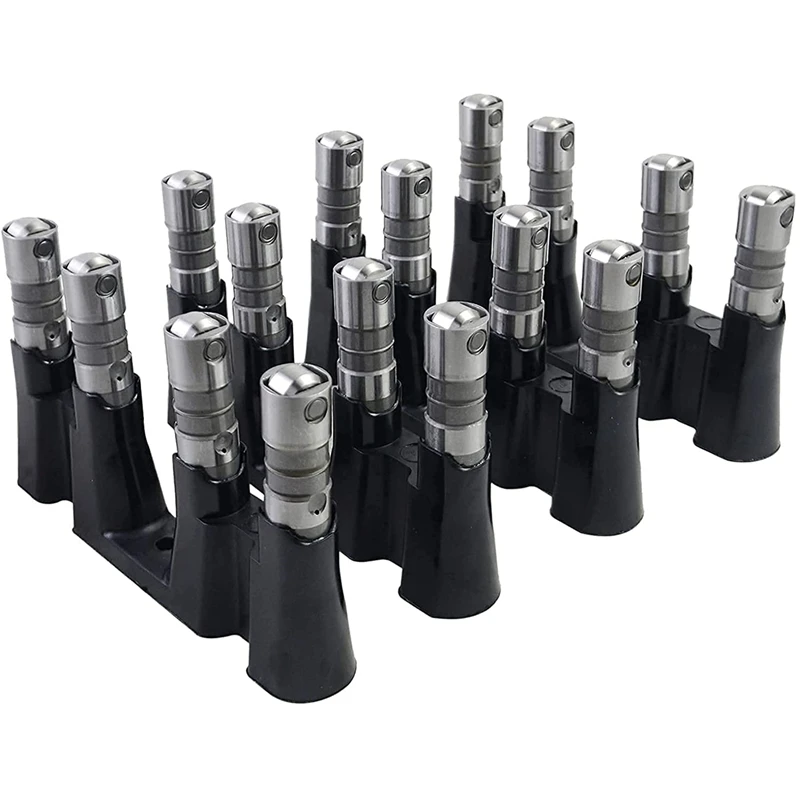 16Pcs Hydraulic Roller Lifters 4 Pcs Guides Trays For GM LS1 LS2 For Chevy Silverado Cadillac Pontiac GMC Buick 12499225