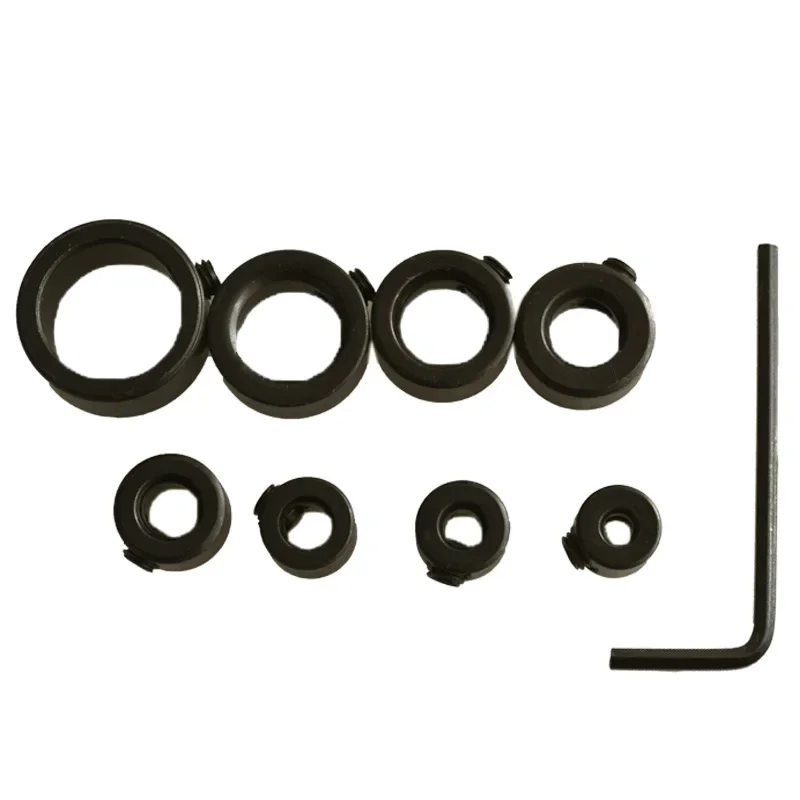 

8 шт., 3-16 мм, стопорные воротники для сверла-кольца позиционера глубины для деревообработки для точного сверления