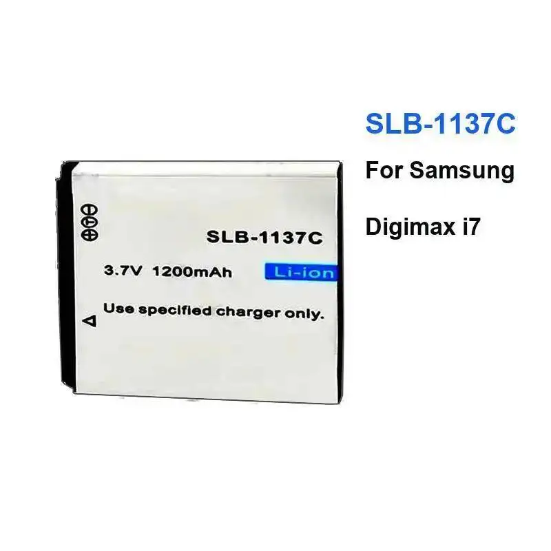 Camera Battery Slb-1137C 1200Mah For Samsung Digimax I7 Hardwearing