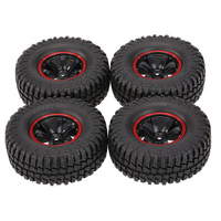 1/10 Rock Crawler AUSTAR AX-3020C 1.9 Inch 103mm 1/10 Scale Tires with Wheel Rim for 1/10 D90 SCX10 CC01 RC Rock Crawler