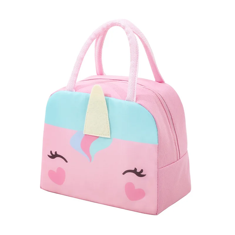 Kawaii Portable Fridge Thermal Bag Women Children\'s School Thermal Insulated Lunch Box Tote Food Small Cooler Bag Pouch