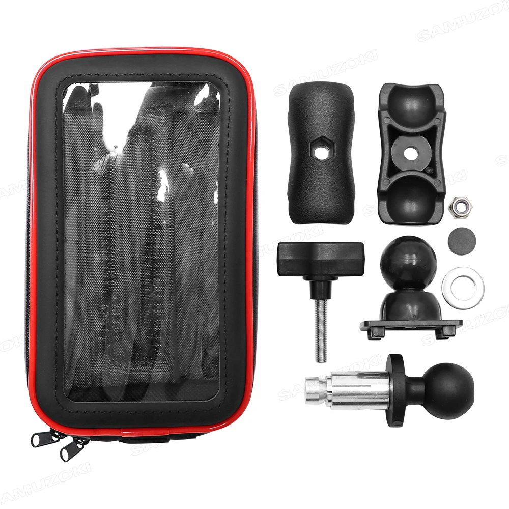 For Yamaha R1 R6 for BMW-S1000RR for Honda F5 CBR650F Motorcycle Phone Camera Holder Navigation Grips Bracket Adjustable