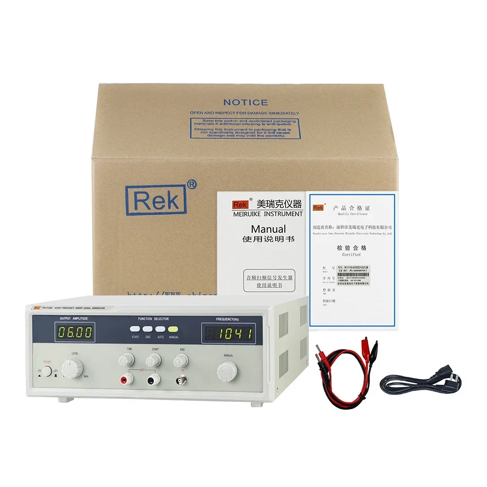 China Audiosignalgenerator 60 W REK RK1212EN 0,1 Vrms--22 Vrms Erkennung von Rauschen Pure Tone Check Audio Sweep Generator