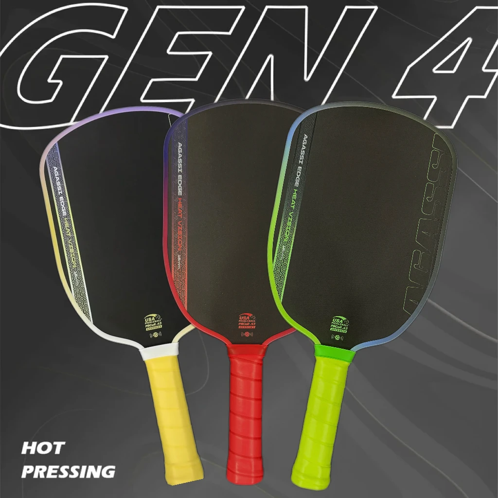 

Ракетка для пиклбола Agassi 16 мм, термоформованная, из углеродного волокна, 16 мм, Gen4