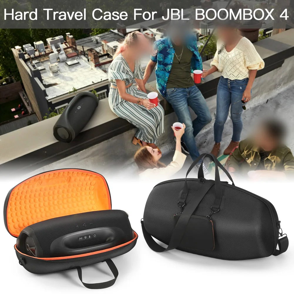 

1 шт. водонепроницаемый жесткий дорожный чехол из EVA, портативный и удобный для JBL Boombox4 - портативные и стильные аудиоаксессуары