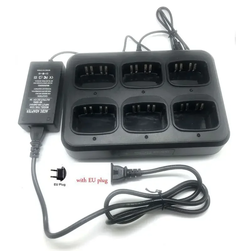 

Многофункциональное шестипортовое быстрое зарядное устройство для радиостанций Motorola GP340 GP360 PRO5150 PR860 GP328 PTX760 HT750 MTX850 GP344 GP644 DP3441