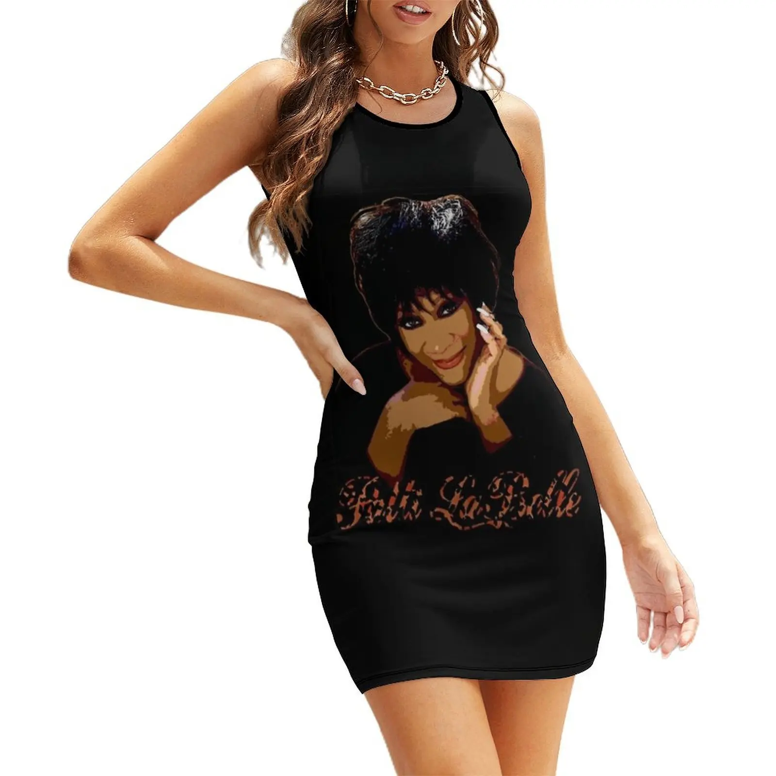 

Patti Labelle Classic T-Shirt Sleeveless Sundress evening dress women clothes for women Beachwear