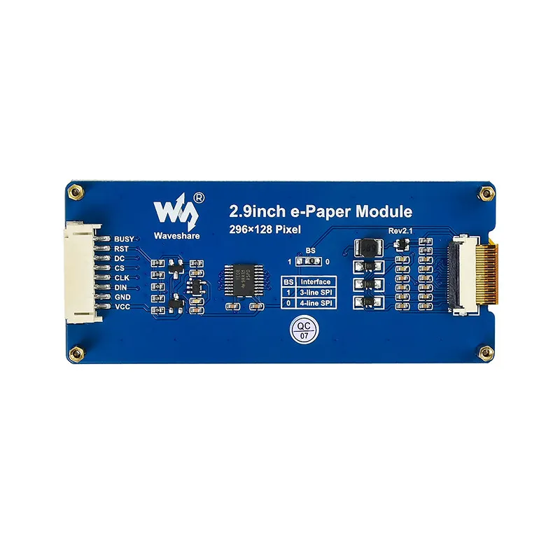 Woli WeiXue Raspberry Pi 4B 2.9 inch ink screen e paper display SPI interface supports partial refresh