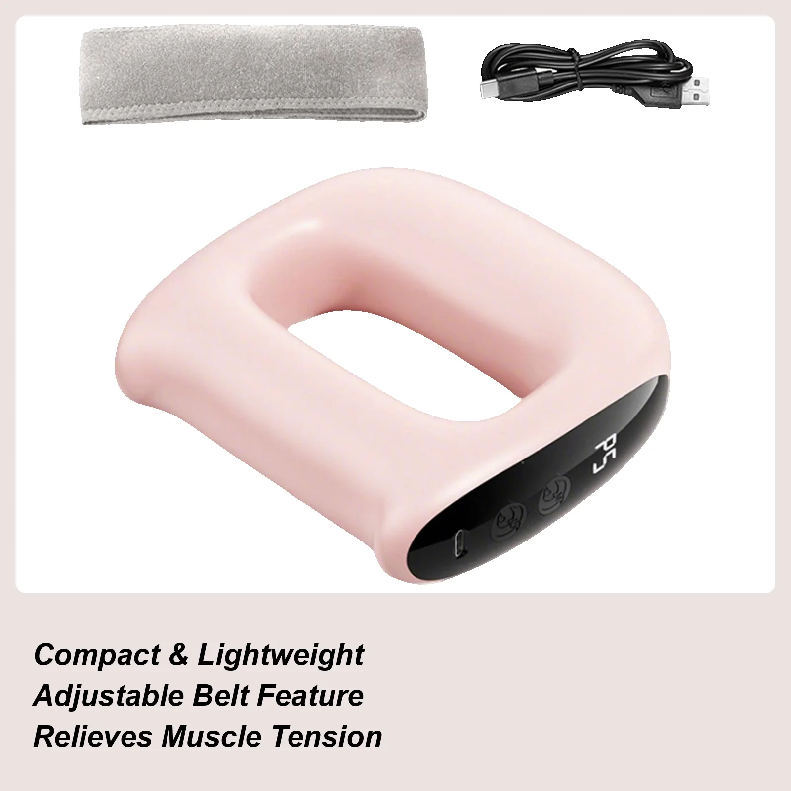 

Fascia Vibration Ring Body Fascia Massager Vibrations Ring Portable Electric Massage Tool Muscle Relaxation For Belly Legs