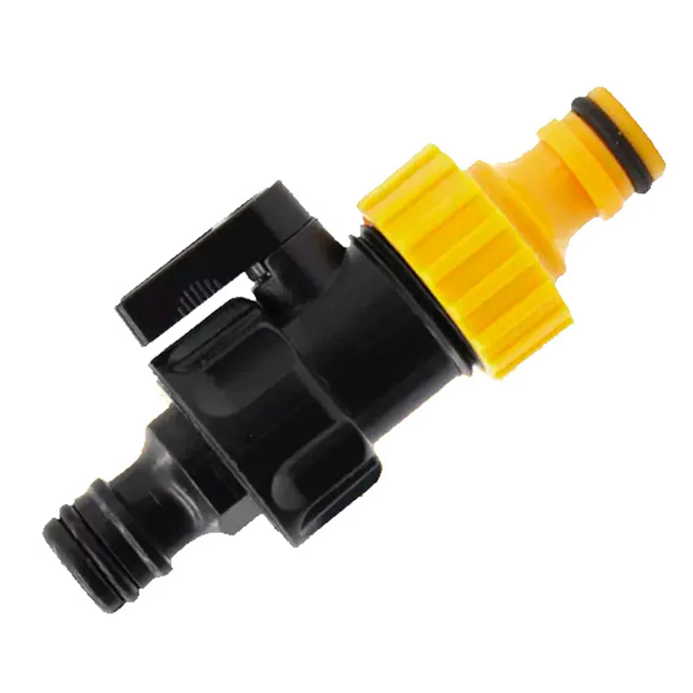 2 Piece 1/2 Inch Garden Hose Shut-Off Valve with Quick Connect for Outdoor Water Flow Management in Balcony Garden and Car Wash
