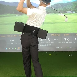 1PC Golf Swing Practice Stick Golf Swing Merlot's New D-BOX Golf Indoor Swing And Waist Training Aids Turn To The Waist To Force