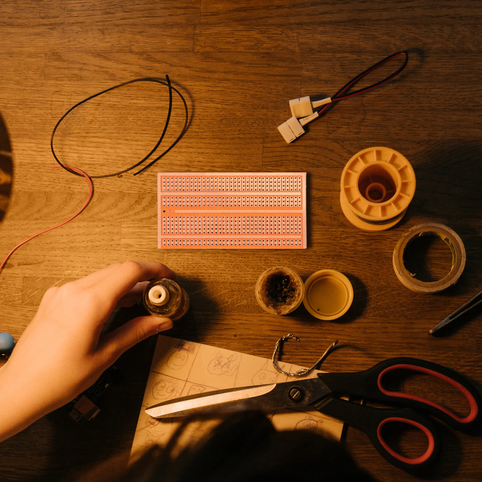 

10Pcs Circuit Boards Universal Pcb Multi-Functional Welding Experiment Solderable Boards for Electronic Projects