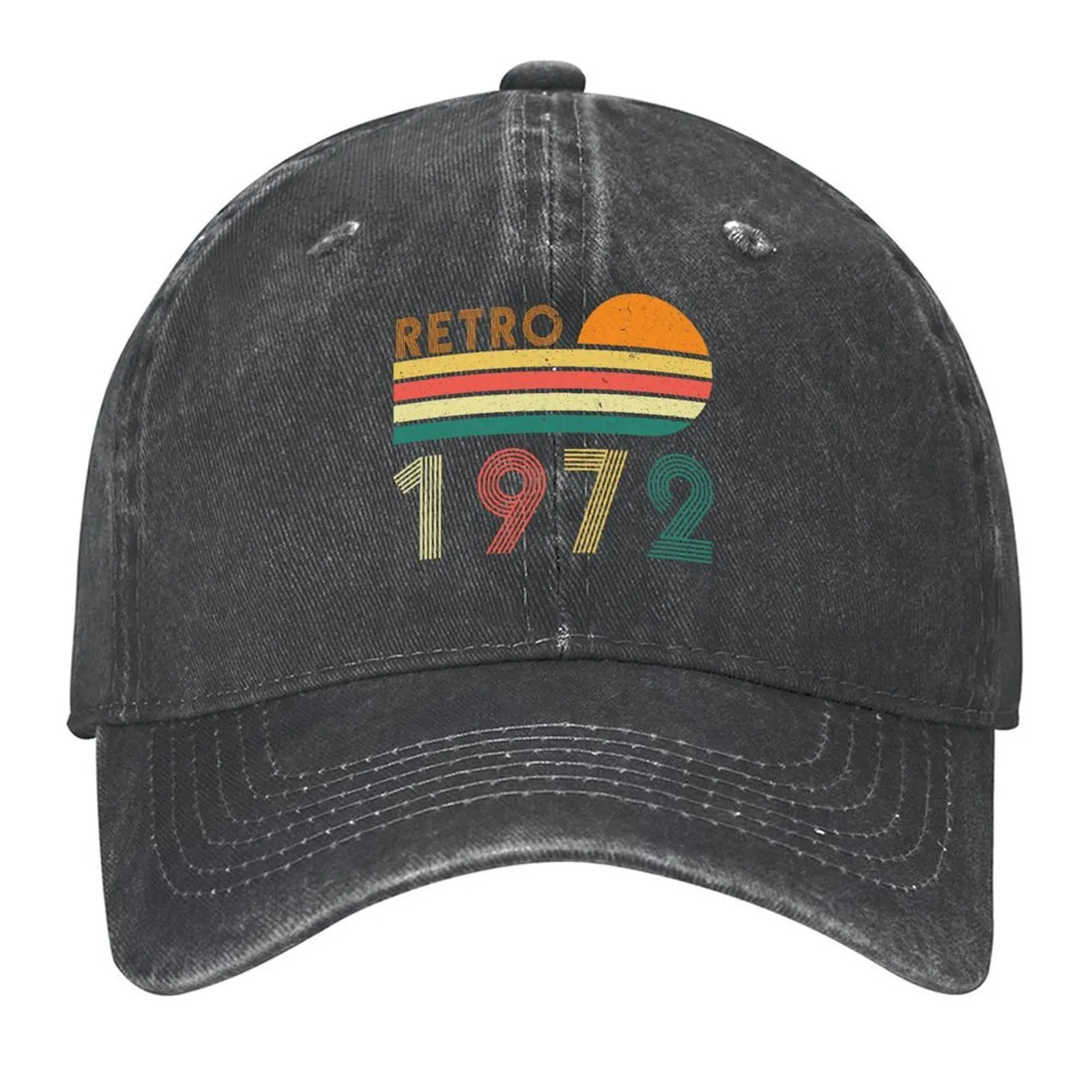 

Retro Made In 1972 Birthday 50 Years Old Baseball Cap Hat men tactical cap Rave derby hat For Women 2025 Men's
