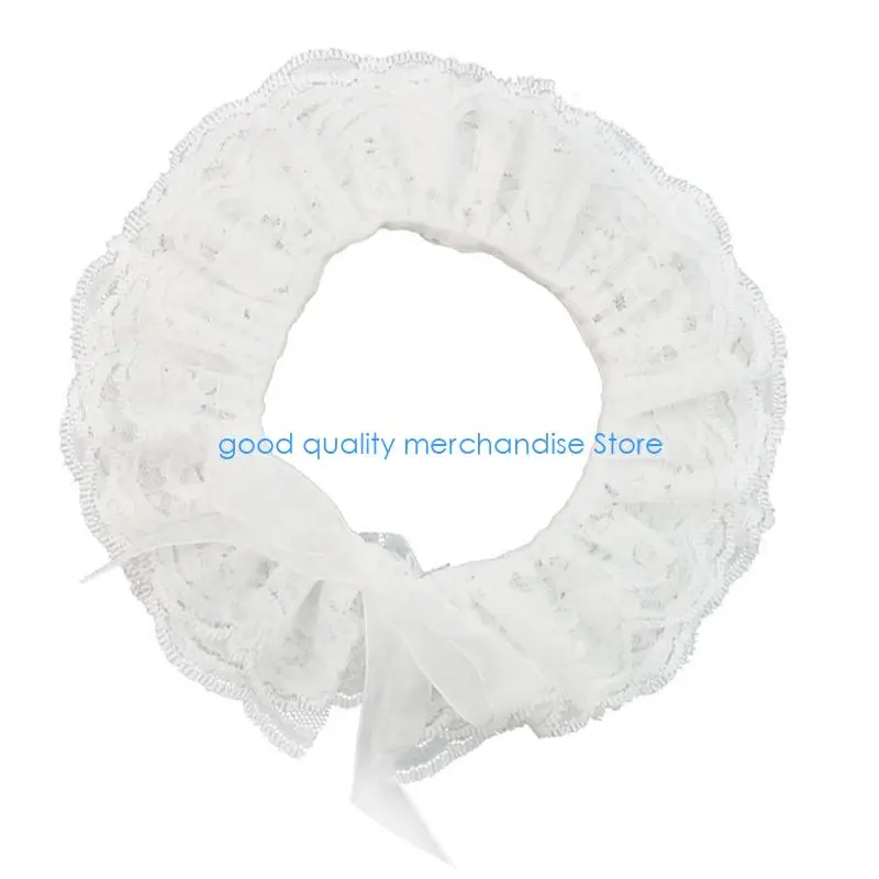 Y5JD удобный двухслойный съемный кружевной воротник для косплея любителей исторической моды