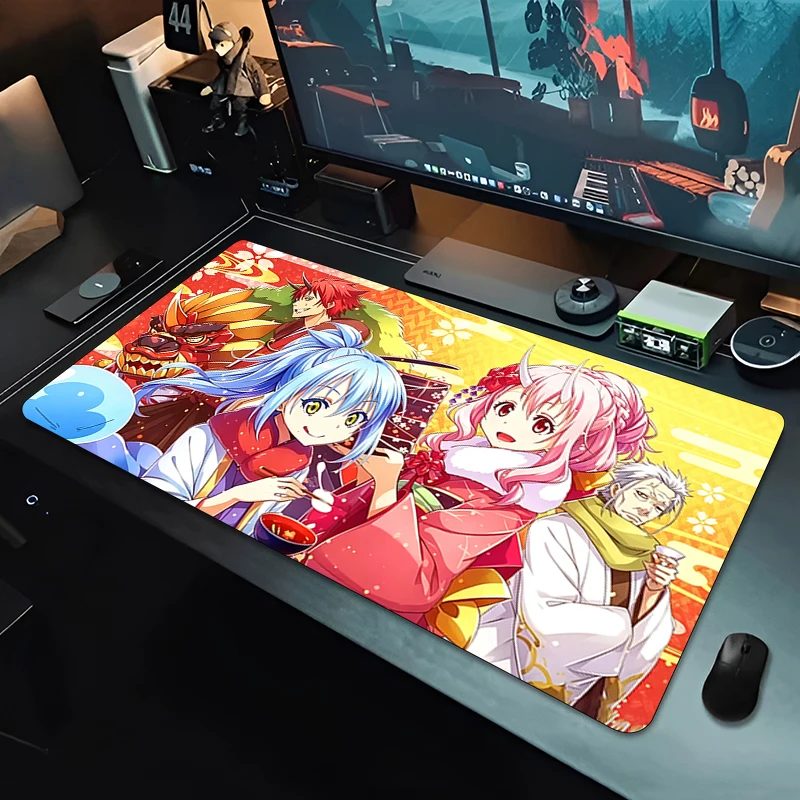 Mouse Pad Anime Gaming Accessories Mini Pc Computer Desk Mat Gamer Keyboard Pad That Time I Got Reincarnated as a Slime Mousepad