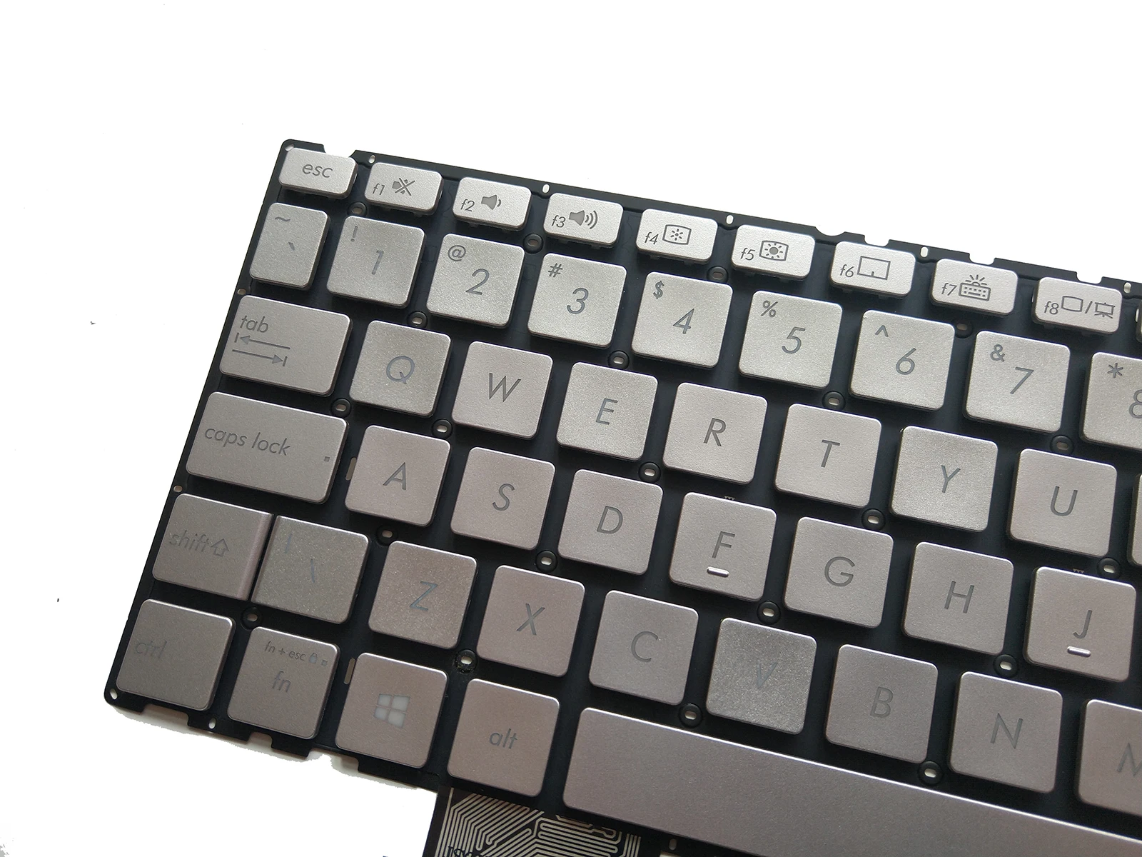 Imagem -02 - Teclado Retroiluminado dos Eua para Asus Zenbook Prata Ux533 Ux533f Ux533fd Ux533fn Ux533ftc Ux534 Ux534f Ux534fac