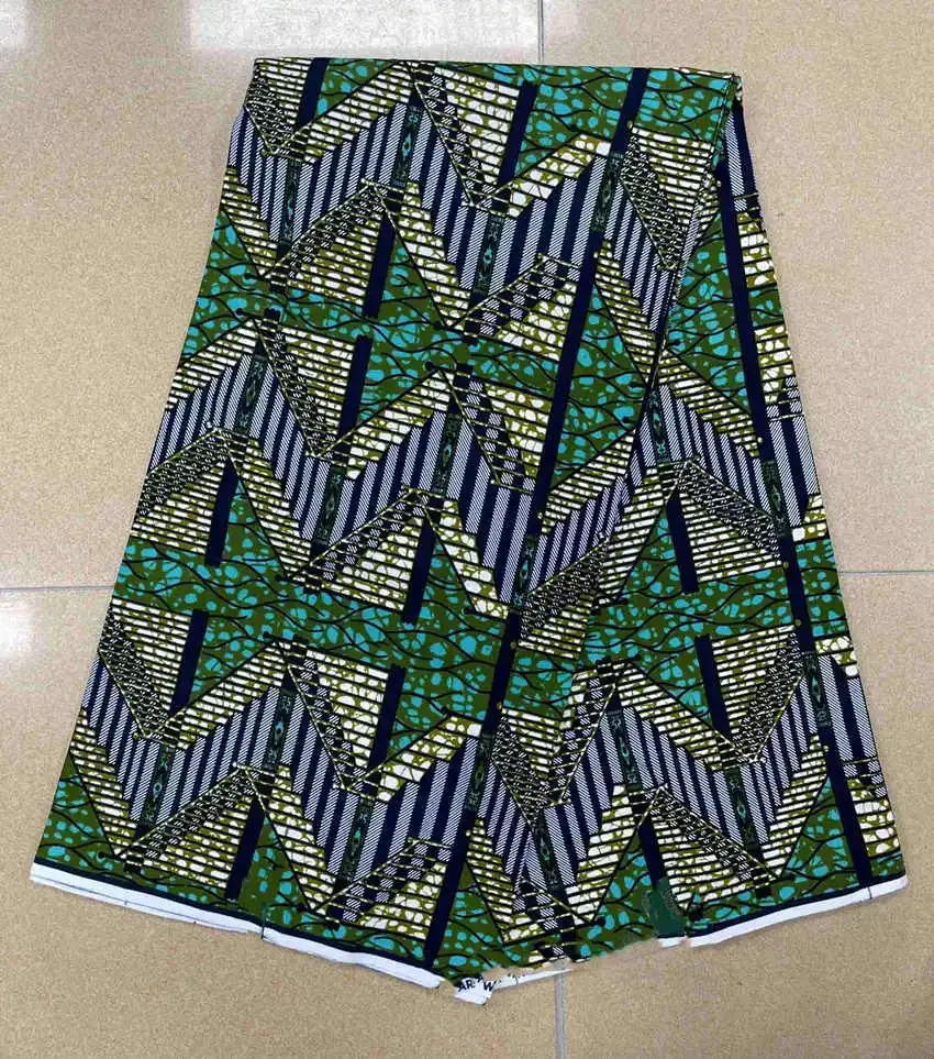 Najnowsza moda Afrykańska tkanina woskowa Wysokiej jakości 100% bawełna 2023 Nigeria Ankara Tkaniny woskowe Block Prints Batik Holenderska tkanina