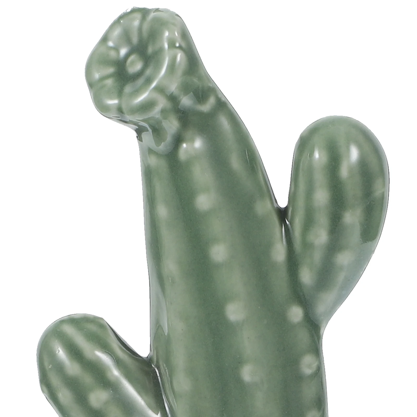 

1Pcs Ceramic Artificial Cactus Bonsai Ornament Lifelike Potted Plant Decor for Home Office Restaurant Coffee Shop Decoration