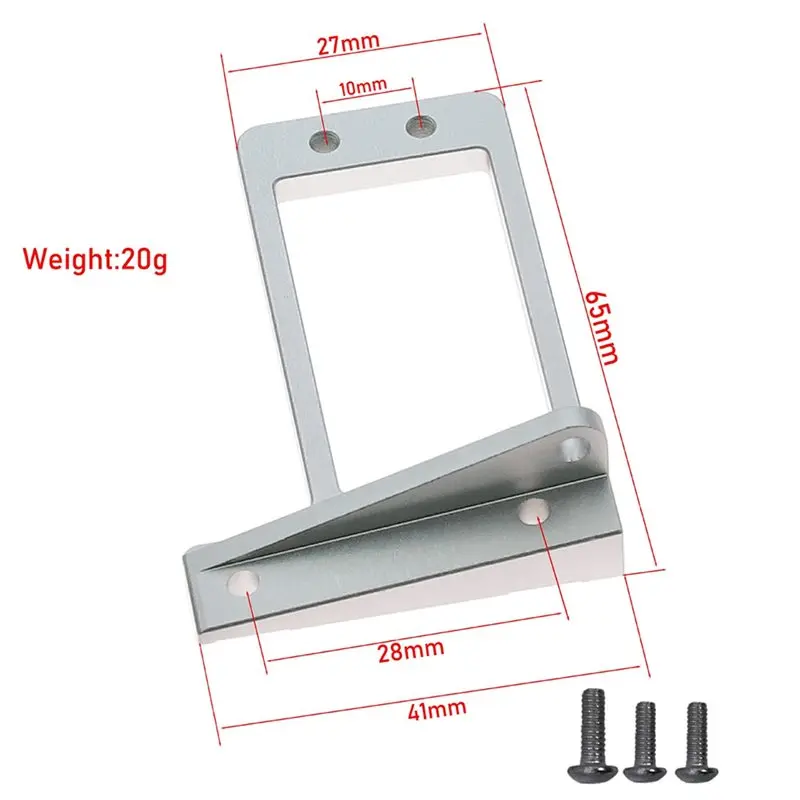 YSUN-Low Center Of Gravity Chassis For 1/10 RC Crawler Car Vp Metal LCG Front Axle BAT Servo Mount For V P Capra F9