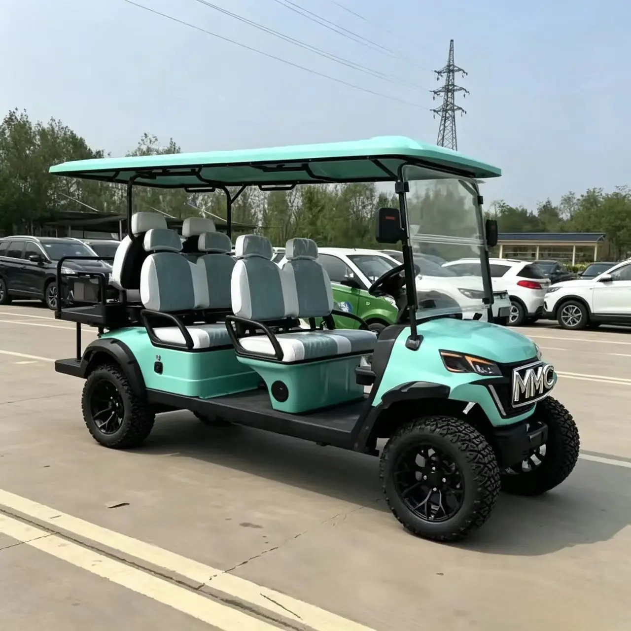 MMC 4X4 2/4/6 Seats 4000W/5000W/7000W Metal Steel Plastic Hunting Golf Buggy Club 48V/72V Electric Golf Cart