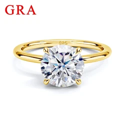1ct 2ct 3ct 5ct D Color VVS1 Moissanite Ring Engagement Silver 925 Luxury Jewelry With Certificate Woman Wedding Gift Wholesale