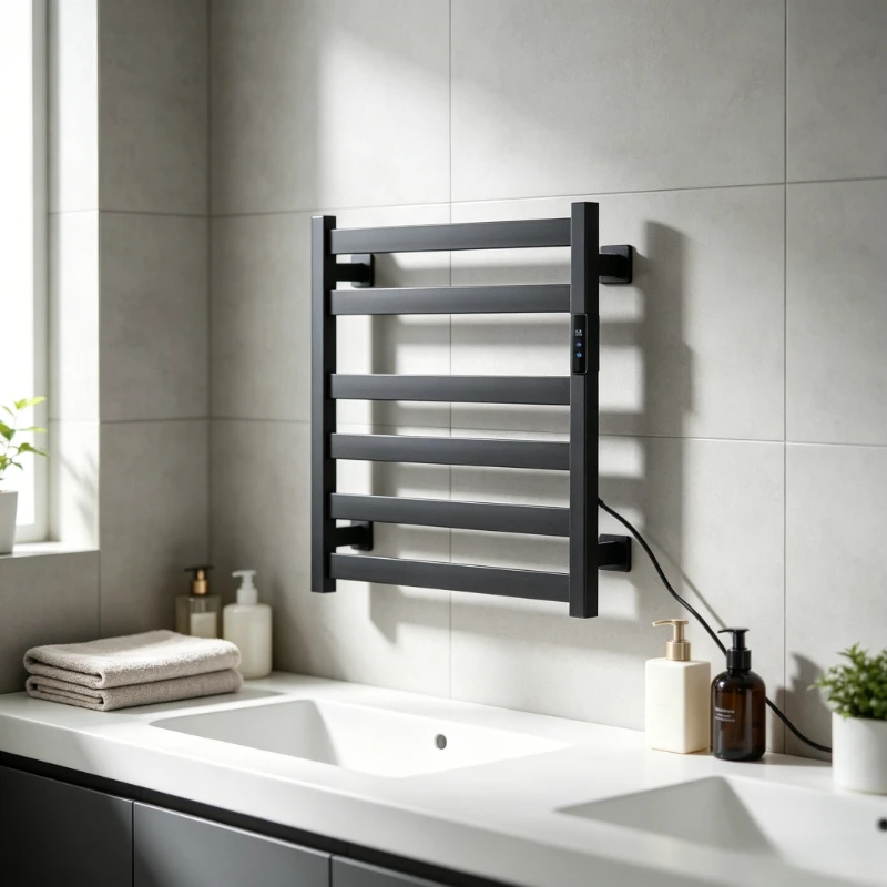 Antibacterial Thermal Towel Rack Waterproof Electric Towel Warmers Moisture Proof Clothes Dryer Fast Heating Bathroom Hardware