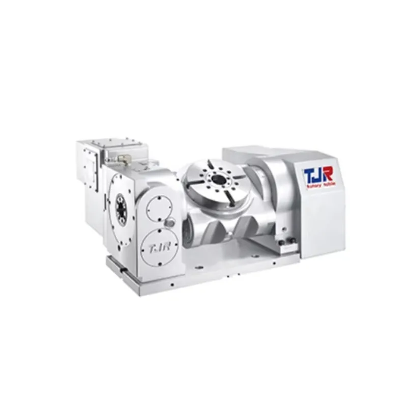 TJR CNC Milling Machine CNC 5th Axis Rotary Table FAR(s)-210-RC210(H) CNC 2 Axis Roller Gear Cam Rotary Tilting Table