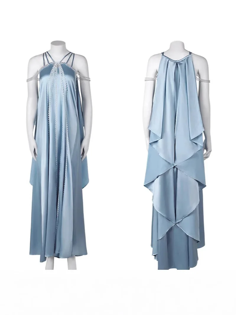 

TV Fantasia Padme Amidala Cosplay Costume Women Dress Sleepwear Revenge of the Sith Nightgown Outfits Halloween Carnival Suit