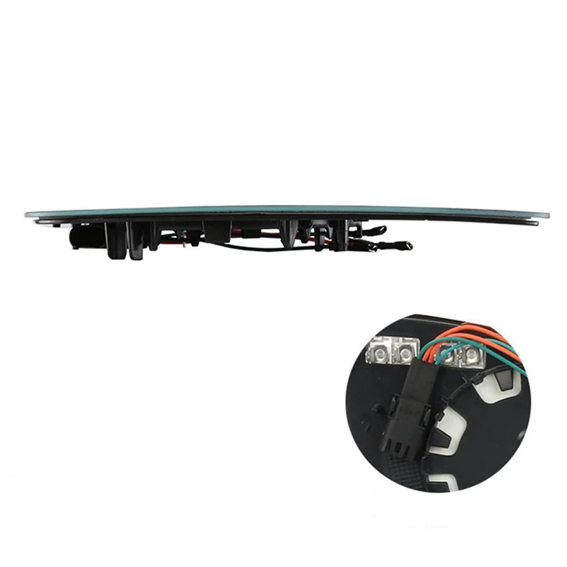 Car Rear View Mirror Glass Lens With Wire 4 Pins Left Right Heated For BMW 5 6 7 Series X3 Accessories 51167186587 51167186588