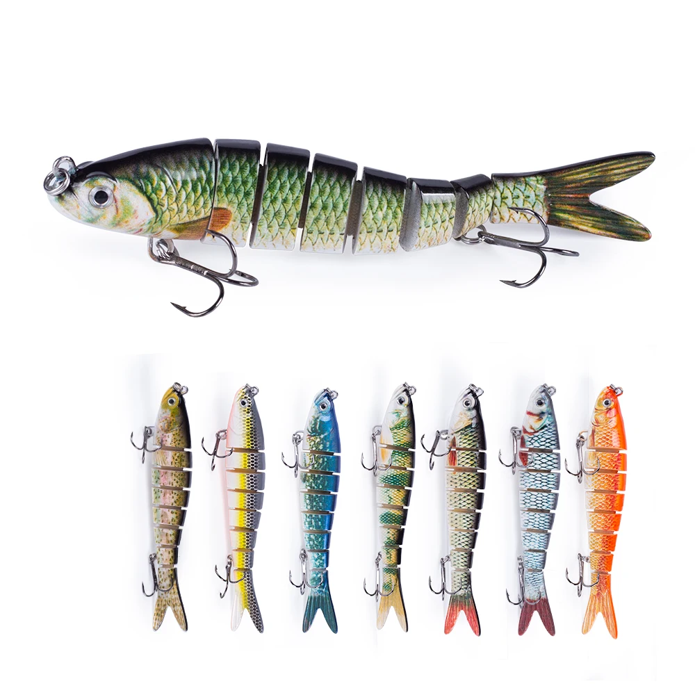 14cm 26g Sinking Wobblers 8 Segments Fishing Lures Multi Jointed Swimbait Hard Bait Fishing Tackle For Bass Isca Crankbait