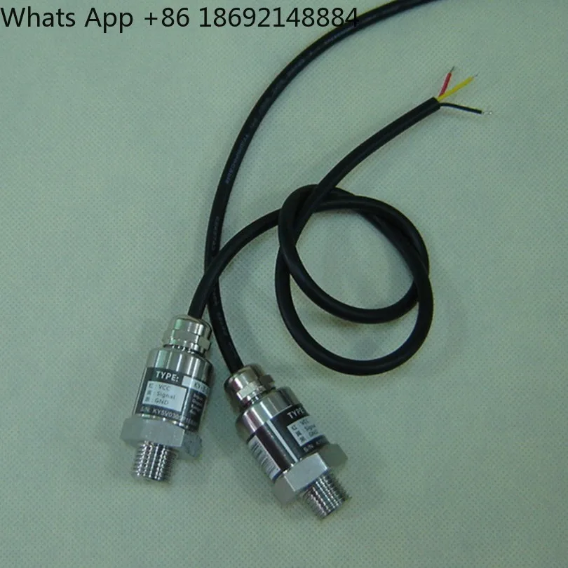 Pressure sensor, variable frequency pump water pressure sensor, three-wire waterproof lead, range 0-1.6 Mpa 1 piece price