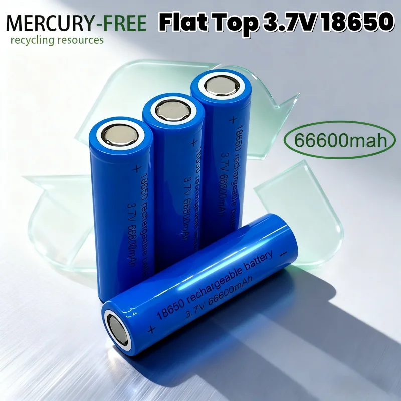 

High Capacity Lithium 18650 Rechargeable Battery 3.7V, Charger Included, Extra Long Life for Power Tools, Flashlights, RC Toys