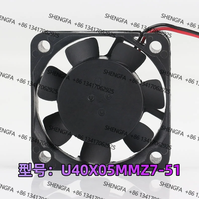 Original Nidec 12V 24V 48V 4010 40X40X10MM 4CM small Dahua video recorder power supply U40X05MMZ7-51 coolingfan DC5V 0.17A