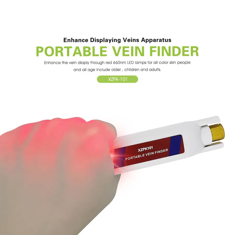 

Hand-held infrared imager vein display device vein imaging device vein detector