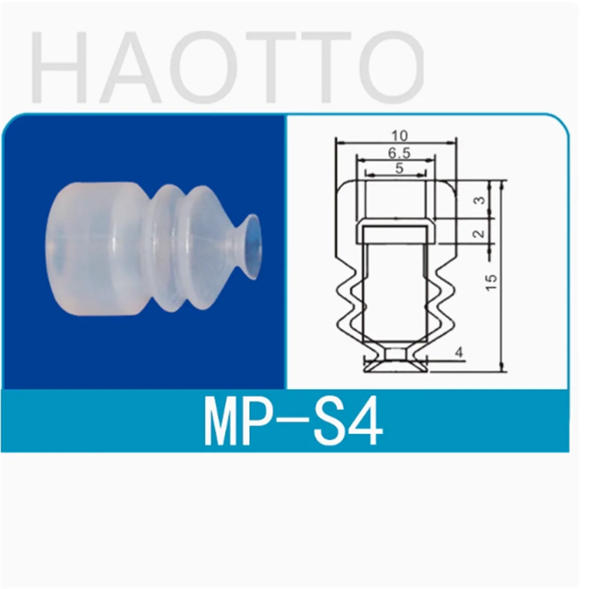 10PCS Mechanical arm vacuum silicone suction cup MP air nozzle MP-S4 MP-S6 MP-S8 MP-S10 MP-S12 MP-S15