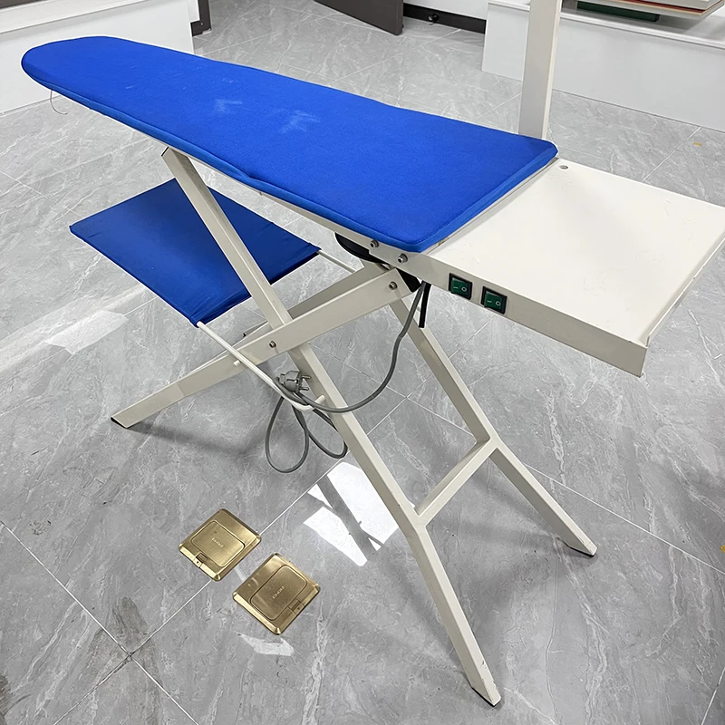 BT-1800 Industrial Ironing Table Vacuum Heated Folding Steam Ironing Press with Motor and Pump Core Components